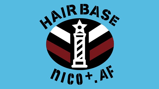 ヘアベースニコのおしゃれなロゴマーク