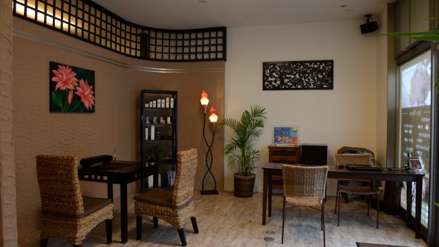 落ち着きのある店内