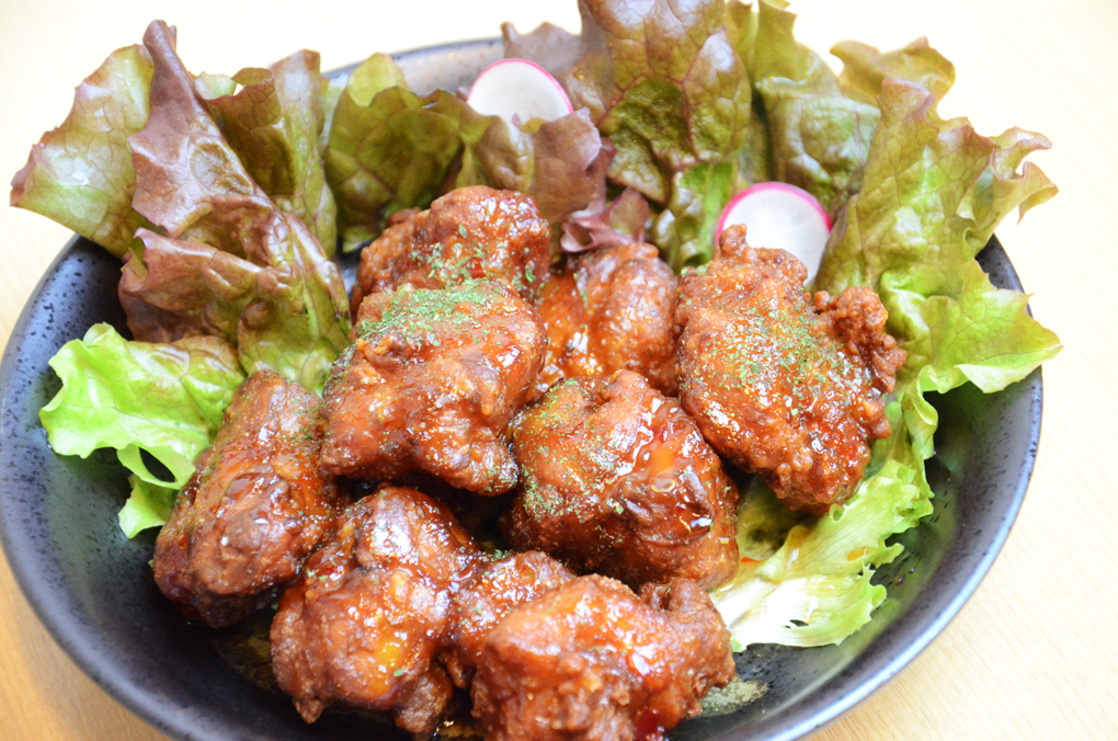 鶏の唐揚げチリソース